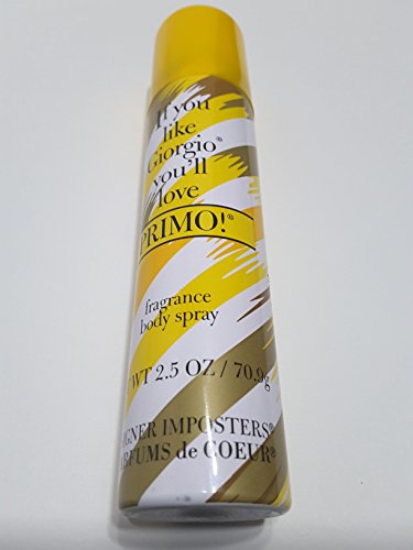 Primo By Parfums De Coeur For Women. Cologne Spray 1.8-Ounce And Fragrance Deodorant Body Spray 2.5 Oz Bundle #TOP2