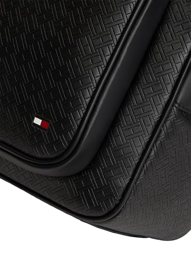 Image of Tommy Hilfiger Men's Embossed Flag Backpack, BLACK One Size