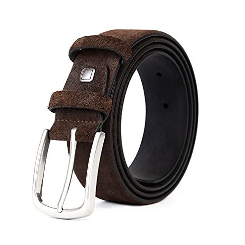 Ceinture 100 % cuir véritable suédine Cover