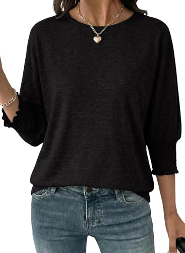 Dokotoo Spring Tops for Women Blouses Womens Summer Tops 2026 Plus Size Clothes Trendy Black Short Long Sleeve Shirts Business Casual Outfits Cute Teacher Fashion Womens Tops Women's Clothing