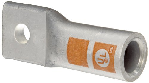 Image of Morris Products 93074 Compression Lug, 1 Hole, Aluminum, 350mcm Wire Range, 1 /2 inch Stud Size