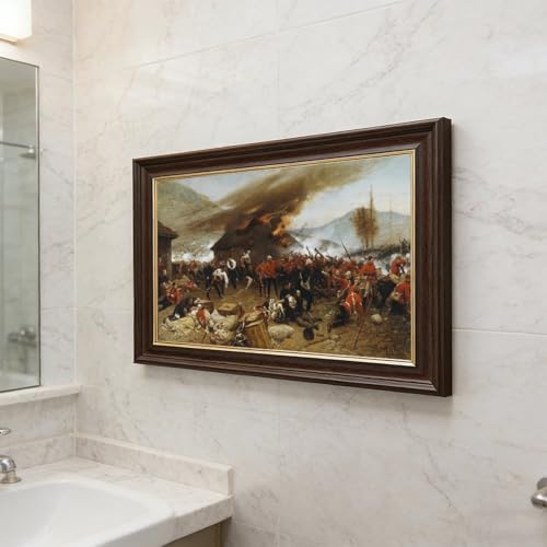La défense de Rorke's Drift Alphonse De Neuville cadre déco mural - 5