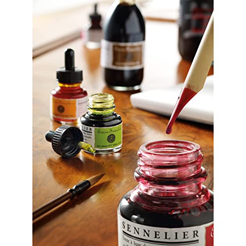 Sennelier Drawing Ink - Bistre - 30ml by Sennelier, 30 ml - Image 3