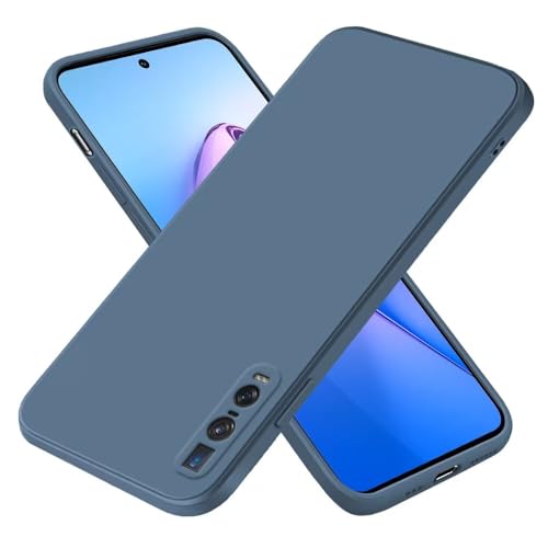 EASSGU Custodia per OPPO Find X2 Pro (6.7' Inches), Cover Morbida in Silicone TPU - Grigio lavanda