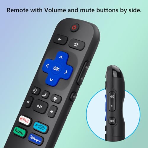 Replacement Remote Control Only for All Roku TV, Compatible for TCL Roku/Hisense Roku/Onn Roku Series Smart TVs (Not for Roku Stick and Box) by LOUTOC - Image 3