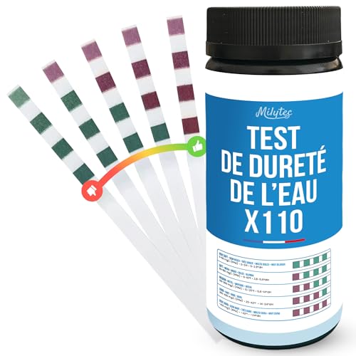 MILYTEC 110 Bandelettes Tests TH Eau Potable – Kit Analyse