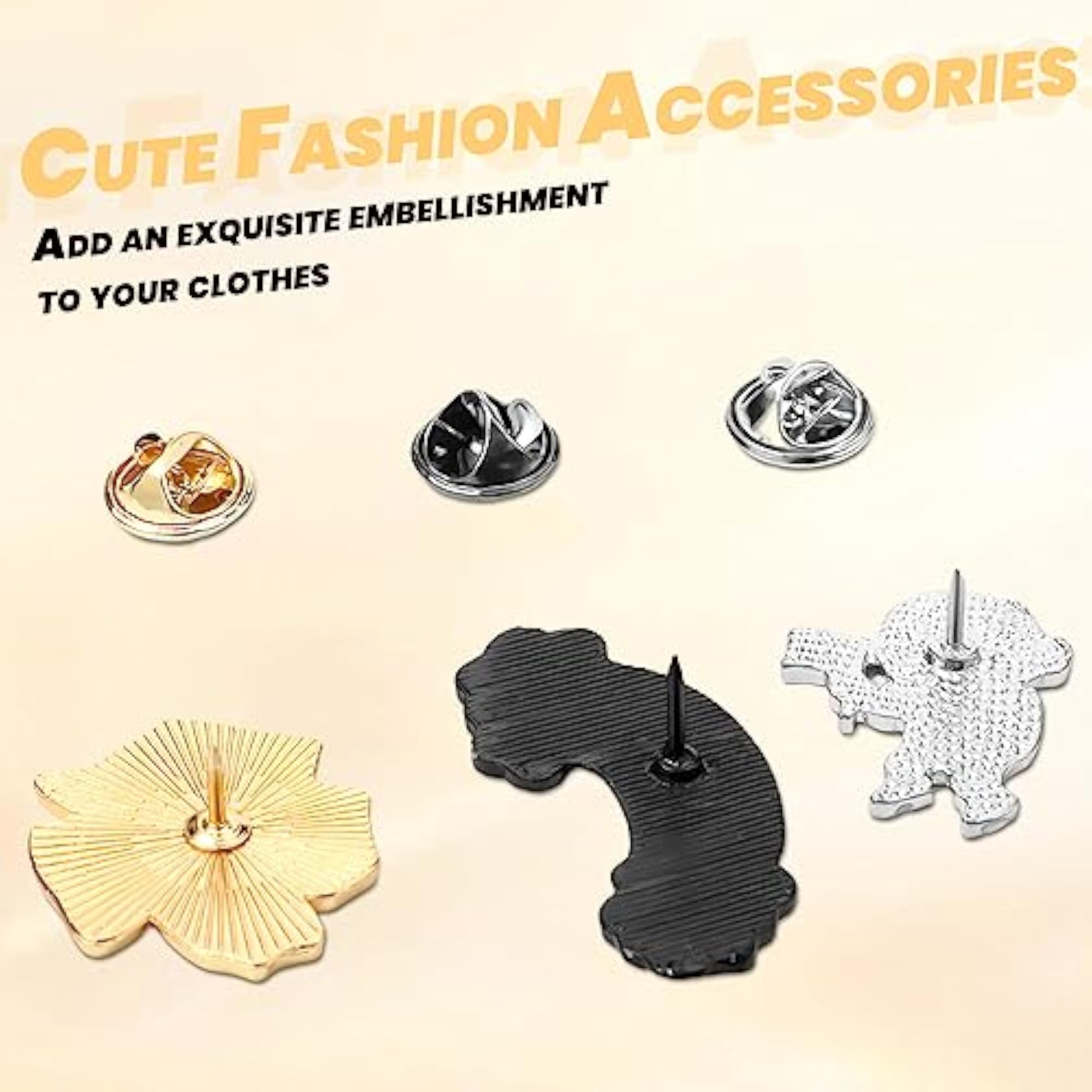 100 Pcs Enamel Pins Bulk for Backpacks