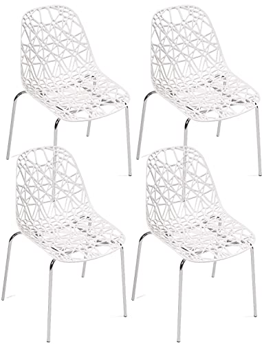 KAYELLES: Juego de 4 sillas de cocina diseño