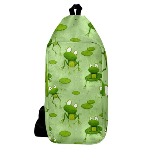 Sac de randonnée léger grenouilles multicolore pour ranger vos essentiels