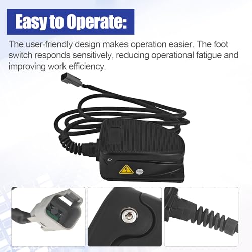 Blrack 227618GT Foot Switch Pedal Assembly Fits for Genie S-40 S-45 S-60 S-65 S-80 SX-105 XC SX-125 XC Z-45/25 Boom Lifts, Replaces 227618-Normally Open by Blrack - Image 7