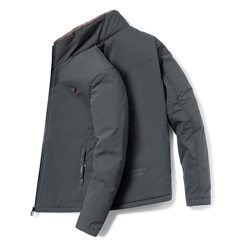 Veste à capuche homme zippée ample et décontractée pour le printemps - 2