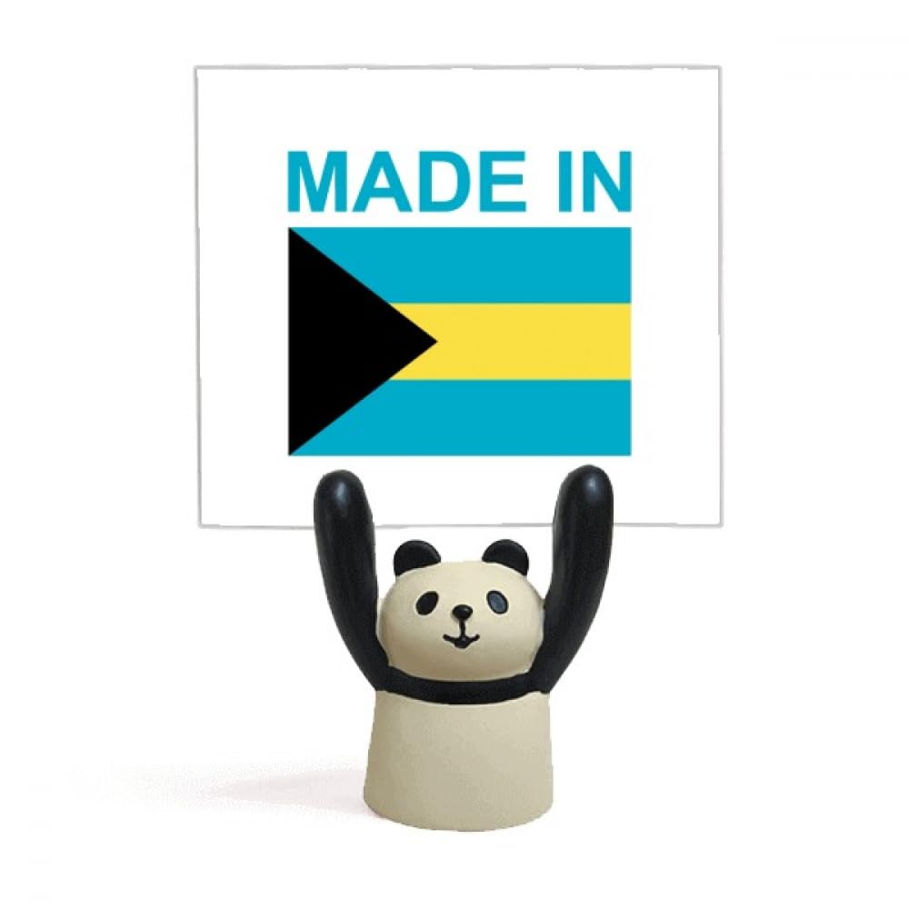 Statue panda porte-photo support de note de bureau animaux mignons - 4