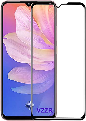 Image of VZZR?'s D+ / OG / 11D Tempered Glass for Vivo V20 / V20SE / V21 / V21e / Y73 (Black) Edge to Edge, 9H, 2.5D, 0.3mm, Full Glue, Full HD, Cover /Case Friendly Anti Scratch Screen Protector Guard with Easy Installation Kit