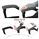 Giantree Stuhl Arm Armlehne Abdeckungen, 2Pcs abnehmbar waschbar Büro Stuhl Armlehne Abdeckungen Pads dehnbar elastische Arm Protektoren Ärmel für Ergonomische Armlehne Kissen Pads (Grau)