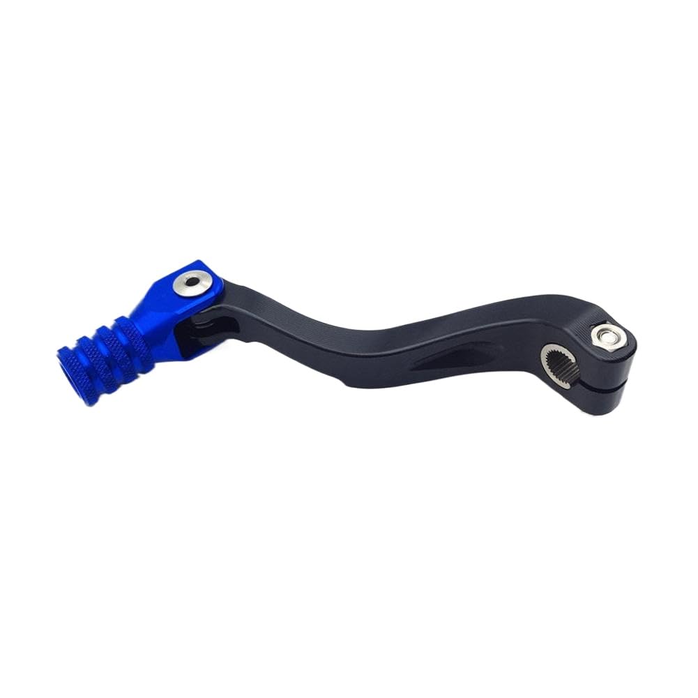Ahdmaafmv Blue Cnc Aluminum Folding Shift Lever With Spline Inlaid Iron Sleeve Compatible With Kayo Bosuer Apollo Xmotos(Blue)