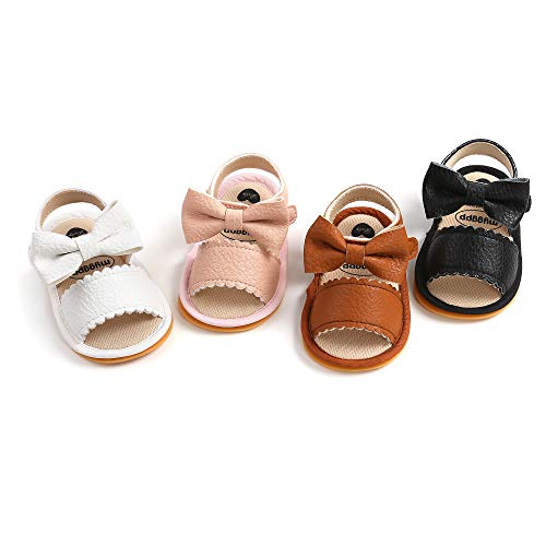 Image of RVROVIC Baby Boys Girls Sandals Premium Infant Summer Outdoor Shoes PU Lightweight Soft Anti-Slip Sole Toddler Prewalker