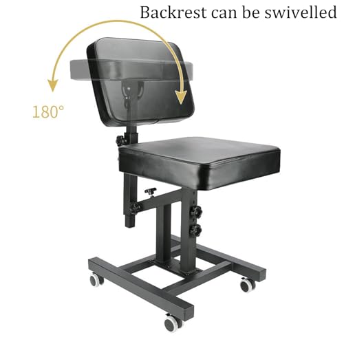 Hoinco Multifunctional Chair With Armrest For Tattoo Artists,Tattoo Arm Rest Stand Adjustable Tattoo Chair Beauty Stand Tattoo Equipment(Black) thumb #2