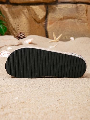 Flat Slippers for Women – Soft Fabric Enclosed-Toe House Shoes with Anti-Slip Sole & Leather Accent, Comfortable Indoor/Outdoor Wear4