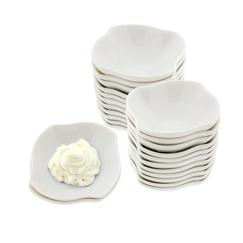 hausleben Dipschalen Set aus Porzellan 12-tlg. – 60ml Mini...