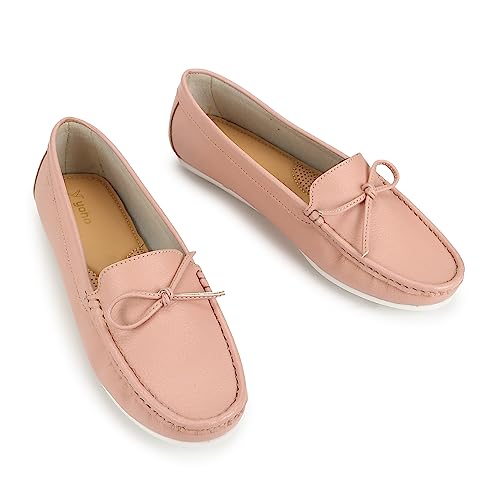 Image of YOHO Bliss Comfortable Slip On Semi Casual Loafer for Women | Stylish Fashion Moccasins Range | Cushioned Footbed Finish | Flexible | Style & All-Purpose | Formal Office Wear Shoe