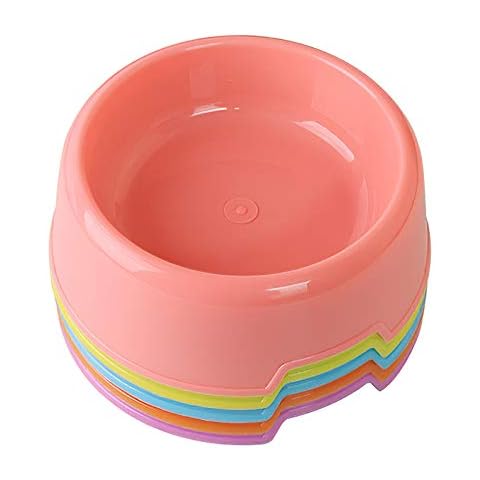 Loialpupy 5-Piece Plastic Pet Bowls Set Cover