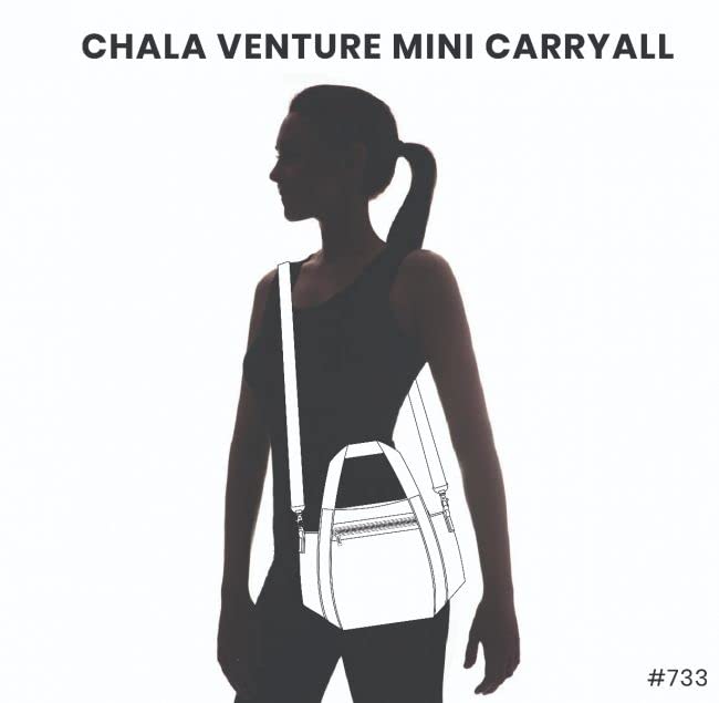 Chala RFID Protected Mini Carryall Nylon Bag with Long Strap/Messenger Bag2