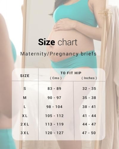 Image of Inner Sense Organic Cotton Bamboo Maternity Panties After Delivery