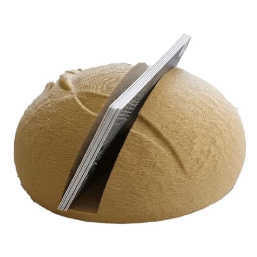 Business Card Holder Desk | Dough Bread Shape Contact Information Storage | Card Display Storage Stand | For Office Home Counter
