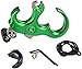 SHARROW Bow Release Aid 3/4 Fingers Automatic Archery Release Aluminium Alloy Thumb Trigger for Compound Bow Accessory (Green)
