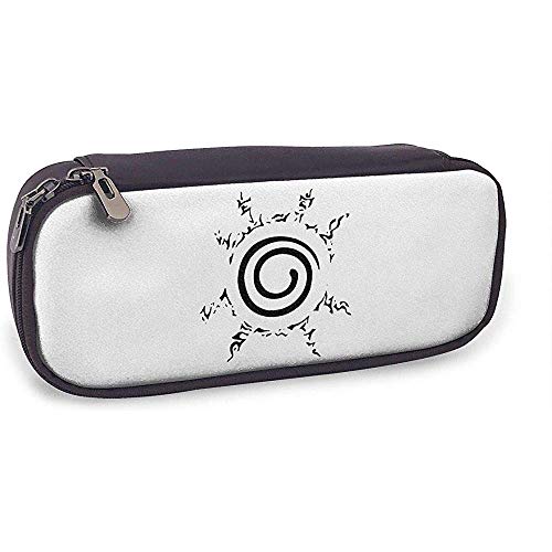 Preisvergleich Produktbild Geek Sign Leder Federmäppchen Für Schüler Schwarz