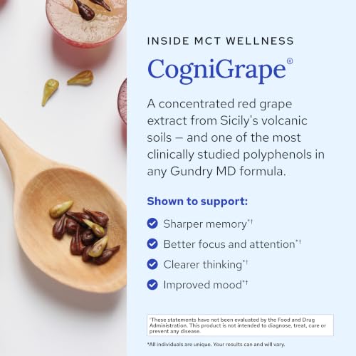 Image of Gundry MD MCT Wellness Powder, 90 Day Supply, Raspberry Medley