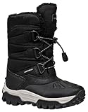 Punta e tallone rinforzati Geox J Himalaya Boy B ABX, Scarpone da Neve, Black, 37 EU