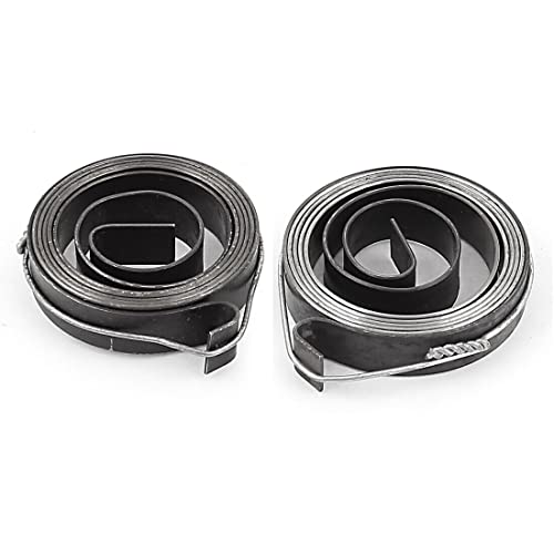 Tool parts 2pcs 8mm Width Metal Drill Press Quill Feed Return Coil Spindle Spring Assembly