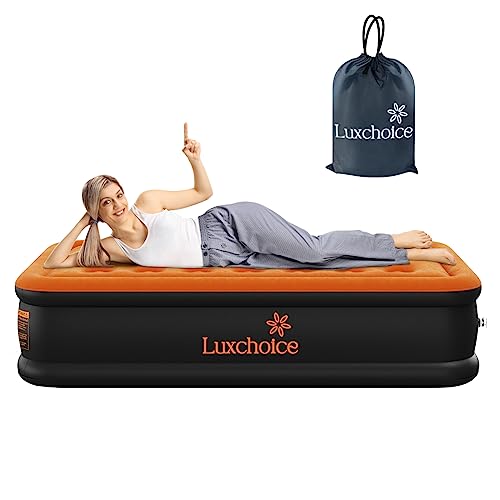 Luxchoice Materasso Gonfiabile Autogonfiabile con Pompa Elettrica Integrata di alta Qualità Letto Materasso Gonfiabile per Campeggio o uso Domestico