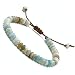 Produktbild BENAVA Yoga Armband aus Amazonit Edelstein Perlen | Perlenarmband für Meditation | Boho Buddha Esoterik Schmuck Freundschaftsarmband Energiearmband | 16-24 cm verstellbar