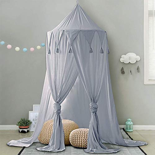 Dix-Rainbow Bed Canopy Lace Mosquito Net Unique Pendant Play Tent Bedding for Kids