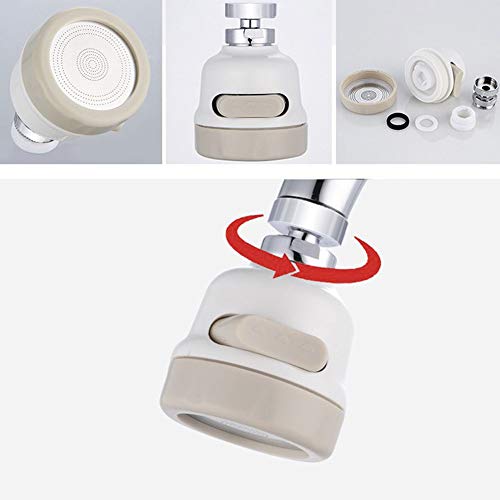 Moveable Tap Head 360 Degree Kitchen Water Rotatable High Pressure Sink Faucet - Thumbnail 3