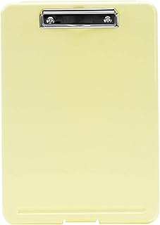Caja de plástico para archivos, tamaño A4, color amarillo