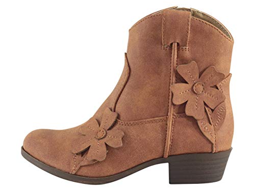 Lucky Brand Little Girl's Bethen Gingerbread Ankle Boots Shoes Sz: 133