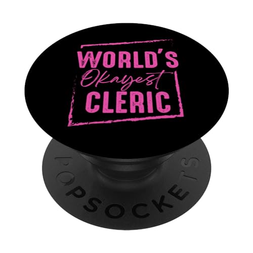 Der Okayest Kleriker der Welt, Gottesdienst, Klerus, Jugenddienst PopSockets mit austauschbarem PopGrip Der Okayest Kleriker der Welt, Gottesdienst, Klerus, Jugenddienst PopSockets mit austauschbarem PopGrip