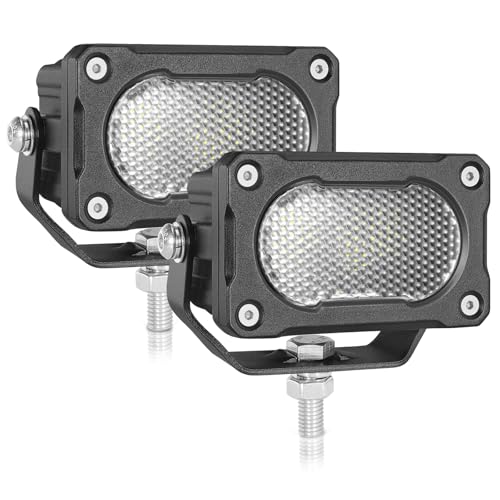Muto-Beam LED Pods, 2PCS 3Inch LED Driving Lights 40W Flood Diffused Beam Off Road Pods Backup Lighting Auxiliary Light Fog Light Ditch Lights for Truck ATV UTV Motorcycle SUV Jeep Dirt Bike