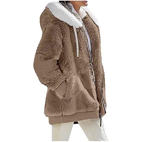 Manteau Hiver Femme Générique Kaki Cover