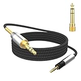 Zosvoses Momentum 4 Aux Cable Compatible with Sennheiser Momentum 4, Momentum 3, Momentum 2.0, HD1, HD 400S, HD 450BT, PXC 550, PXC 550-II, ACCENTUM Plus Headphones with 6.35mm Adapter, 6.6ft