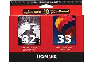 Lexmark 105XL Tri-Color and 105XL Black Printer Ink Cartridge Bundle