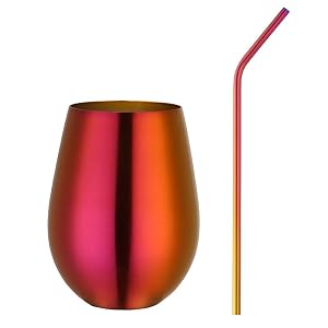 DJFKDYHPE 500ml Stainless Steel Beer Wine Cup Rose Gold Beer Tumbler Cocktail Juice Milk Cup Metal Drinking Mug