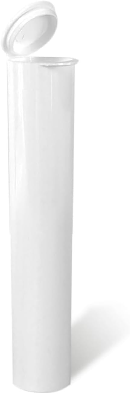 98mm White Preroll Tubes Bulk 1000 Qty. (White)