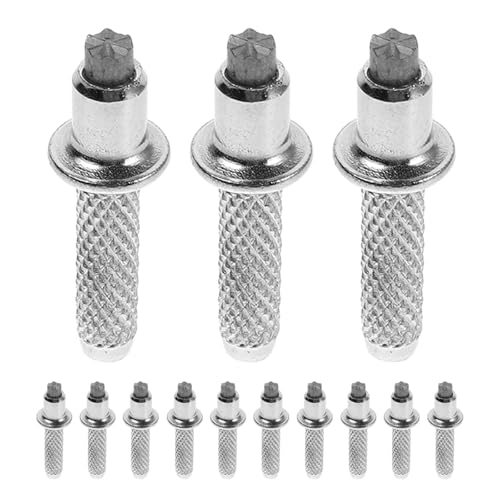OSOLADY Acero Resistente y Antideslizante Metálicas de Tungsteno Juego de 18 Puntas para Bastones de Trekking y Senderismo para Tierra y Nieve