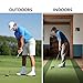 FCYZWP Golf Grip Trainer, Golf Training Aid,Golf Grip Kit,Golf Club Grips,Golf Swing Trainer Correct Hand Position,Improve Swing Rhythm,Golf Accessories Gifts (Black)