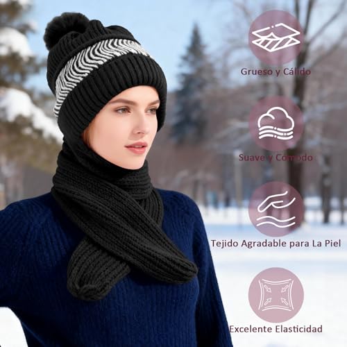 Catálogo para Comprar On-line Gorros de punto para Mujer que puedes comprar esta semana. 14 Imagen adicional