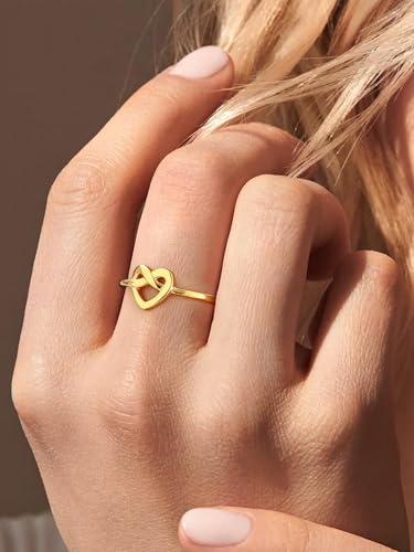 ChicSilver 925 Sterling Silver Love Knot Promise Ring High Polish Comfort Fit Band Ring Size 4-12(With Gift Box)3